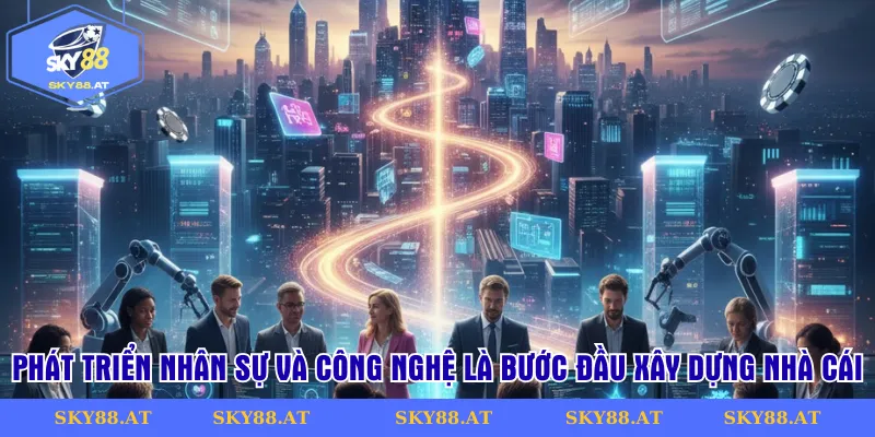 Phát triển nhân sự và công nghệ là bước đầu xây dựng nhà cái